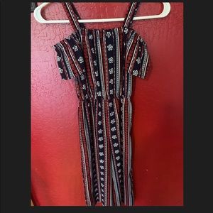 Kid romper.. blue,red,and white